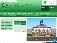 Tablet Screenshot of choicefm.org